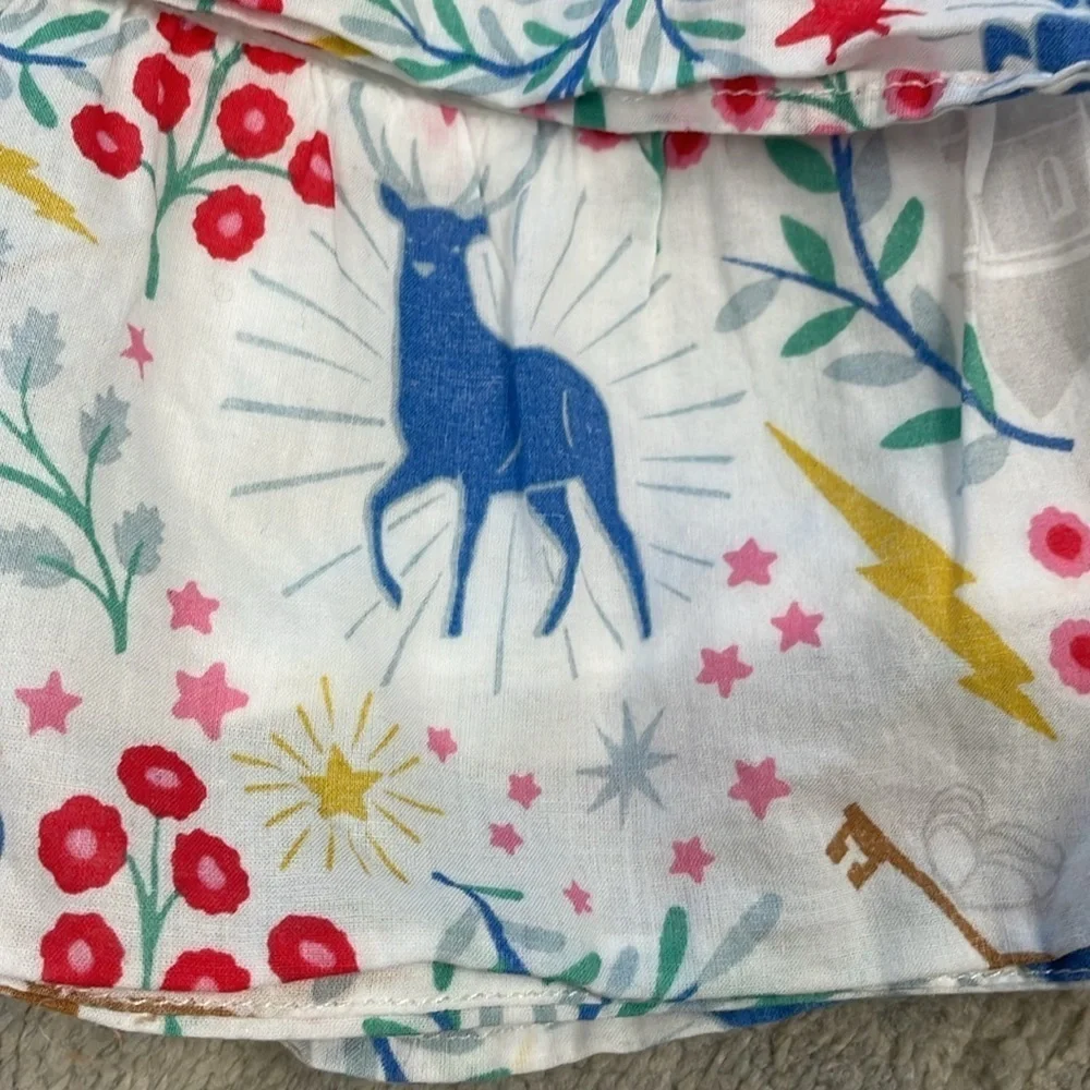 New Mini Boden x Harry Potter Patronus Tiered Ruffle Skirt Girls Sz 4-5Y